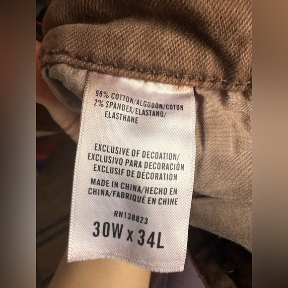 SHYANNE WOMEN'S PINECONE HIGH RISE STRETCH FLARE JEANS sz 30x34 - Picture 7 of 14